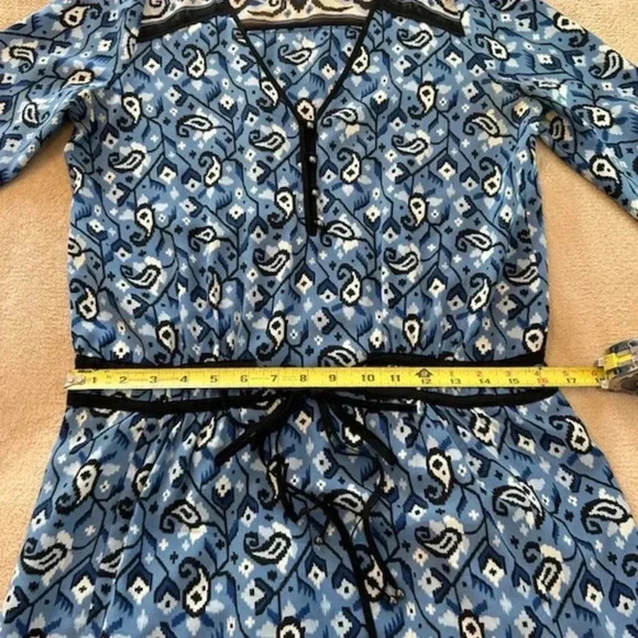 Veronica Beard Women’s Venice Ikay Front Tie Dress. Blue size 2. - Picture 10 of 15